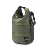 500D Nylon Round Bottom Roll Top Storage Bag Outdoor Camping Cookware Pot Carrier Picnic Lunch Box Organizer Hiking Gear Pouch Beargoods