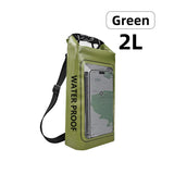 2L/5L PVC Swimming Waterproof Bag,Mobile Phone Waterproof Dry Bag for Trekking Drifting Rafting Surfing Boating Storage Bag Beargoods