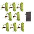 Camping Rope Reflective Outdoor Guy Lines with Aluminum Guyline Adjuster Tensioners Tent Tie Downs for Hiking Backpacking Tarp Beargoods