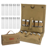 Barbecue Seasoning Storage Bag, Including 10 Bottles, Suitable For Outdoor Camping And Picnics, Seasoning Bottle Storage Bag Beargoods