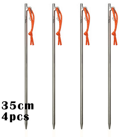 Titanium Alloy Tent Pegs