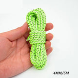 5M/10M/20M/50M Reflective Tent Rope Guylines Nylon Tent Line Cord Rescue Umbrella Paracord Rope Camping Hiking Tent Accessories Beargoods