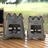 Tiartisan Titanium Outdoor Foldable Wood Stove Hiking Picnic Ultralight Portable Fire Burner Stove Multi-purpose Camping gear Beargoods