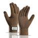 Thermal Winter Gloves For Men Thickened Warm Fleece Lined Anti-Slip Touch Screen Thermal Windproof Cycling Gloves Beargoods