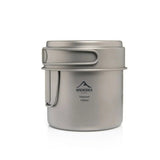 WIDESEA Pure Titanium Ultralight Foldable Camp Pot Set for Outdoor Cooking Lightweight Durable Kitchen Gear for Camping Beargoods