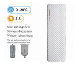 Naturehike Camping Mat 5.8 High R-value Mat Inflatable Sleeping Pad Lightweight Air Mattress 20D Nylon TPU Beach Portable Mats Beargoods