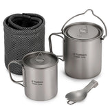 Titanium Cookware Set Ultralight