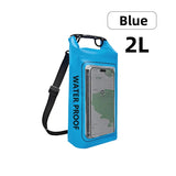 2L/5L PVC Swimming Waterproof Bag,Mobile Phone Waterproof Dry Bag for Trekking Drifting Rafting Surfing Boating Storage Bag Beargoods