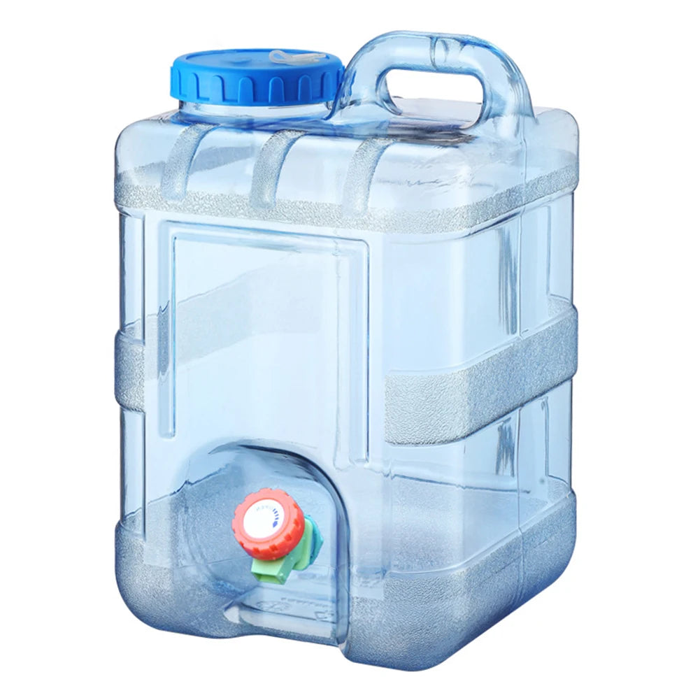 7.5/10/15L Drinking Water Container with Spigot Leakproof Camping Water Tank Large Capacity Water Storage Carrier for Hiking Car Beargoods