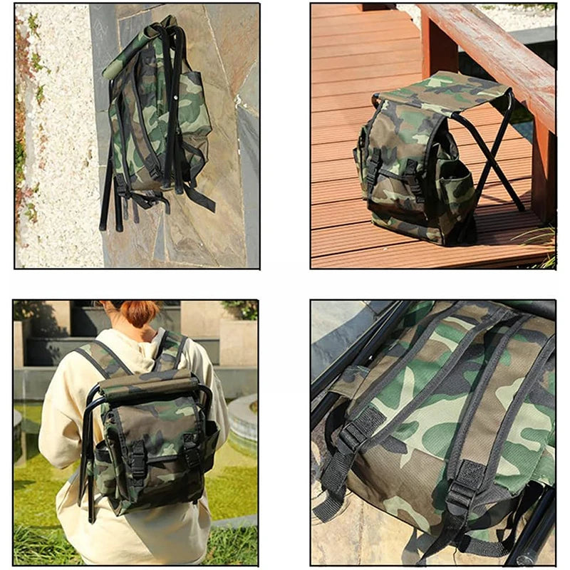 Camping Folding Stool Backpack