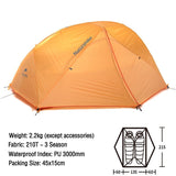 2 Person Ultralight Waterproof Camping Tent