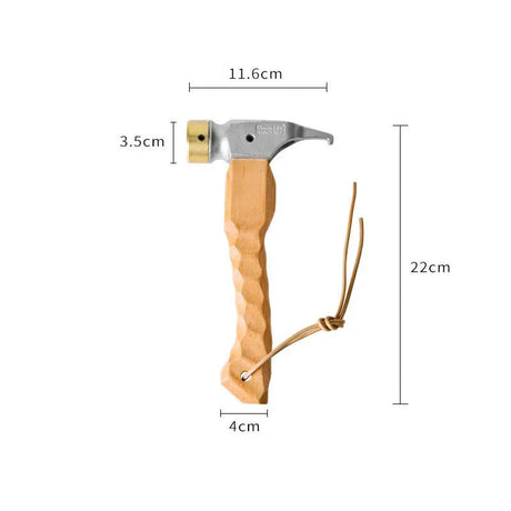 mutifunction stainless steel copper claw hammer for tent pulling out nail camping working hiking tools accessories out door Beargoods