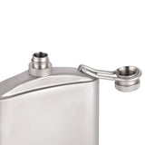 Titanium Hip Flask With Funnel 200ml/260ml