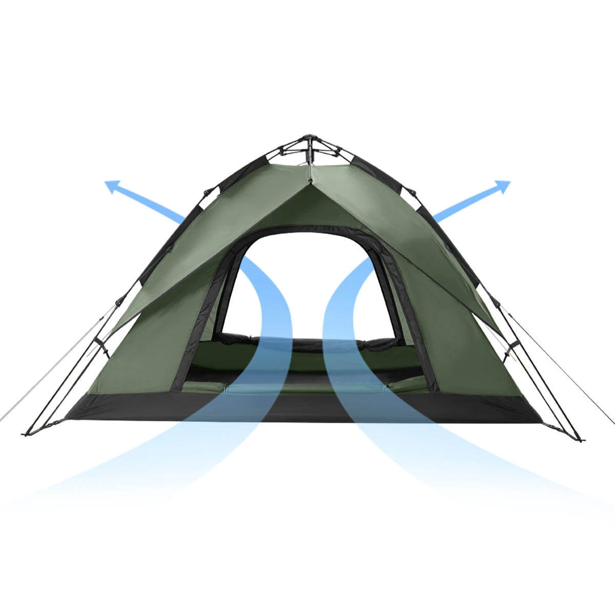Naturehike One-touch Tent 3-4 Person Travel Family Sun Shelter Portable Automatic Fishing Tent Outdoor Picnic Camping Tent Beargoods