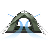 Naturehike One-touch Tent 3-4 Person Travel Family Sun Shelter Portable Automatic Fishing Tent Outdoor Picnic Camping Tent Beargoods