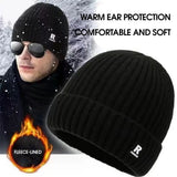 Winter Thick  Beanie Hat With Fleece Lined For Men Women Winter Solid Knitted Wool Skull Cap For Outdoor Activities & Daily Use Beargoods