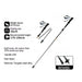 5-Section Carbon Fibre/Aluminium Alloy Folding Stick Beargoods