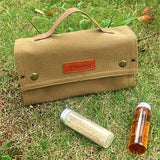 Barbecue Seasoning Storage Bag, Including 10 Bottles, Suitable For Outdoor Camping And Picnics, Seasoning Bottle Storage Bag Beargoods