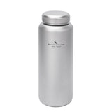 Boundless Voyage Titanium Water Bottle 0.95L Wide Mouth & Leakproof Flask Single Layer Canteen for Backpacking Travel Camp 3018D Beargoods