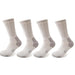 4 Pairs Men Merino Wool Outdoor Hiking Socks Crew Socks Winter Thick Thermal Boot Socks Moisture Breathable Euro Size 42-46 Beargoods