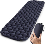 Outdoor Sleeping Pad Camping Inflatable Mattress Ultralight Air Cushion Travel Mat Folding Bed No Headrest For Travel Hiking Beargoods
