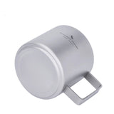 Boundless Voyage Titanium Double Wall Coffee Cup 220ML Camping Mug Mini Outdoor Tableware Ti3052D Beargoods