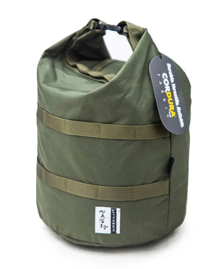 500D Nylon Round Bottom Roll Top Storage Bag Outdoor Camping Cookware Pot Carrier Picnic Lunch Box Organizer Hiking Gear Pouch Beargoods