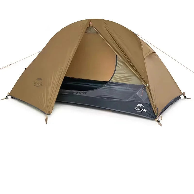 Naturehike Cycling Tent 1 Person Ultralight Backpacking Tent Double Layer Fishing Beach Tent Outdoor Travel Hiking Camping Tent Beargoods