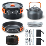 16pcs Camping Pot pan Set