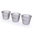 Boundless Voyage 3pcs Titanium Cup Set Mini Wine Glasses for Outdoor Camping Picnic Drinkware Tea Sake Mugs Party Flask Flagon Beargoods