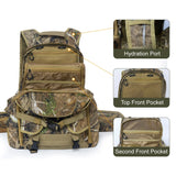 WESTTUNE Man Strategic Tactical Backpack Outdoor Waterproof Camping Hunting Sport Bag Hunting Backpack for Rifle Bow Gun Beargoods