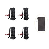 Camping Rope Reflective Outdoor Guy Lines with Aluminum Guyline Adjuster Tensioners Tent Tie Downs for Hiking Backpacking Tarp Beargoods