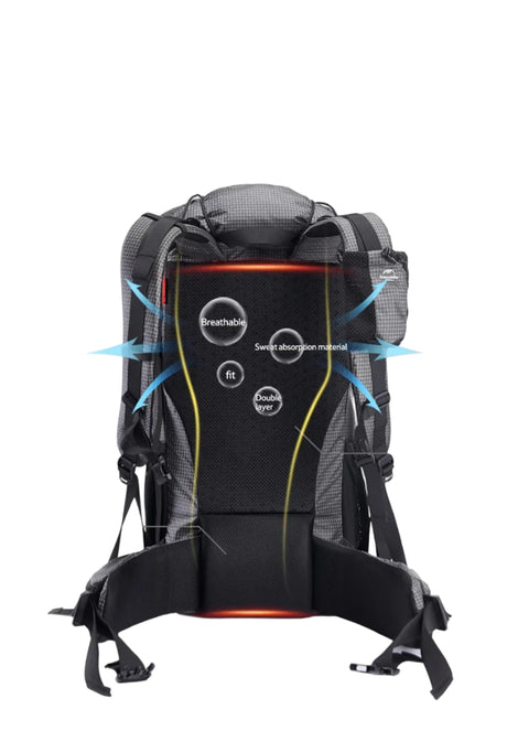 Naturehike Climbing Backpack 60+5L Camping Backpack Travel Bag Large Capacity Military Mountaineering Backpack With Rain Cover Beargoods