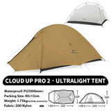 Naturehike Cloud Up 1 2 3 Person Camping Tent Ultralight Waterproof Trekking Tents Hiking Backpacking Shelter Tent Travel Tent Beargoods