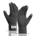 Thermal Winter Gloves For Men Thickened Warm Fleece Lined Anti-Slip Touch Screen Thermal Windproof Cycling Gloves Beargoods