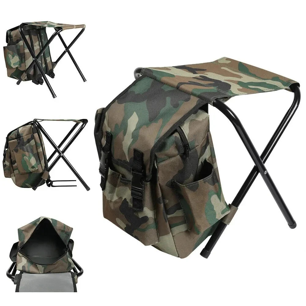 Camping Folding Stool Backpack