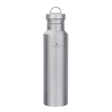 Wide Mouth Titanium Bottle with Lid Leak-Proof Single Layer 400/550/750ML