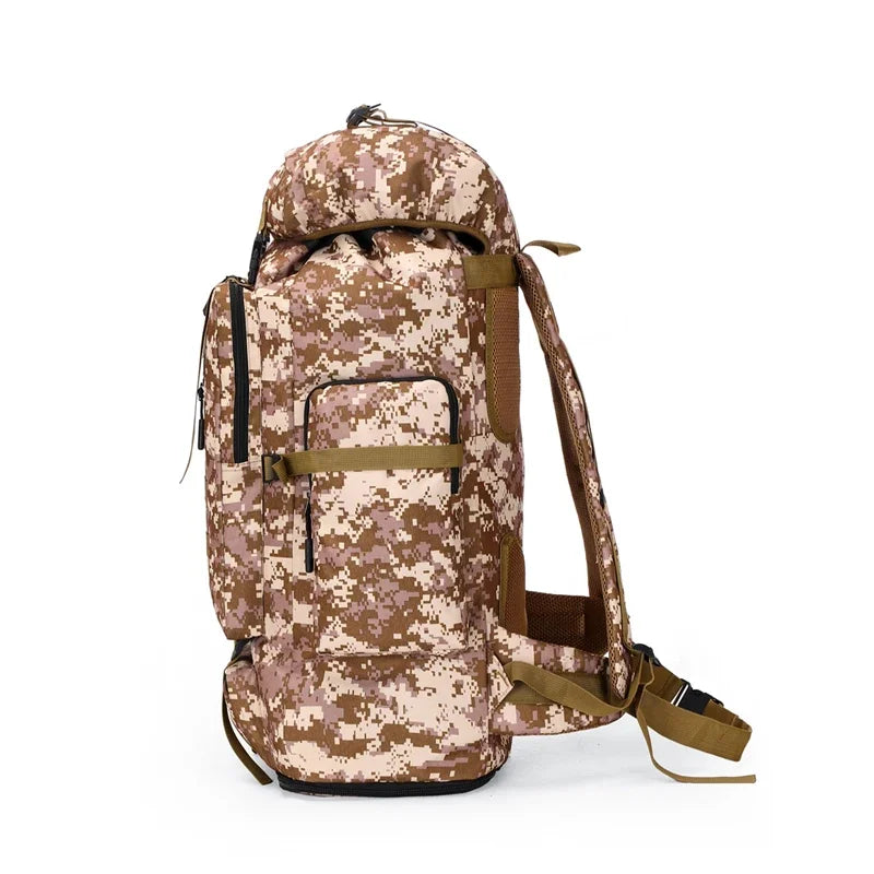 80L/100L  Mountaineering Bag Climb Bag Tactical Backpacks Large Backpack Outdoors Hiking Camping Travel Bags Beargoods