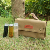 Barbecue Seasoning Storage Bag, Including 10 Bottles, Suitable For Outdoor Camping And Picnics, Seasoning Bottle Storage Bag Beargoods