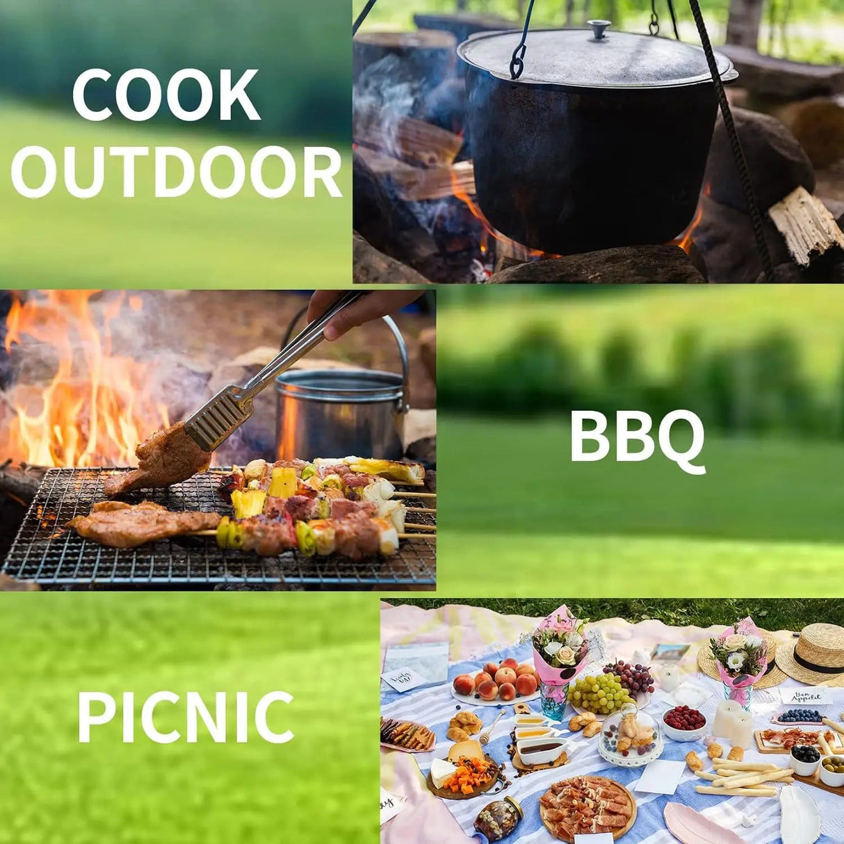 Barbecue Seasoning Storage Bag, Including 10 Bottles, Suitable For Outdoor Camping And Picnics, Seasoning Bottle Storage Bag Beargoods