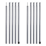 2m Telescopic Tent Poles Set of 2 Lightweight Adjustable Trekking Camping Collapsible Poles for Walking Canopy Hiking Beargoods