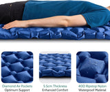 Outdoor Sleeping Pad Camping Inflatable Mattress Ultralight Air Cushion Travel Mat Folding Bed No Headrest For Travel Hiking Beargoods