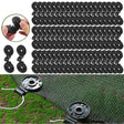 10/20/50100pcs Awning Plastic Clips Outdoor Shade Cloth Net Clip Camping Garden Tool Buildings Fence Net Fix Clamp Awning Hook Beargoods