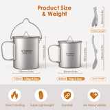 Titanium Cookware Set Ultralight