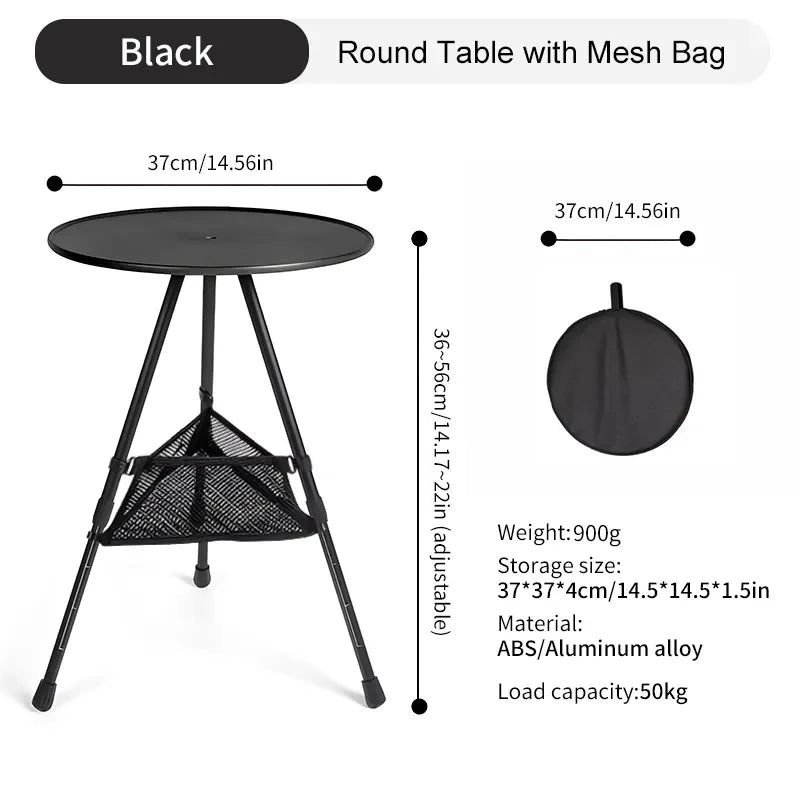 Round Table with Light Stand Ultralight