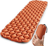 Outdoor Sleeping Pad Camping Inflatable Mattress Ultralight Air Cushion Travel Mat Folding Bed No Headrest For Travel Hiking Beargoods