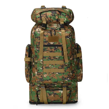 80L/100L  Mountaineering Bag Climb Bag Tactical Backpacks Large Backpack Outdoors Hiking Camping Travel Bags Beargoods