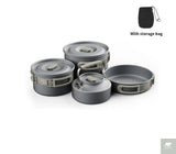 Camping Cookware Kit Frying Pan Portable Kettle Foldable Beargoods