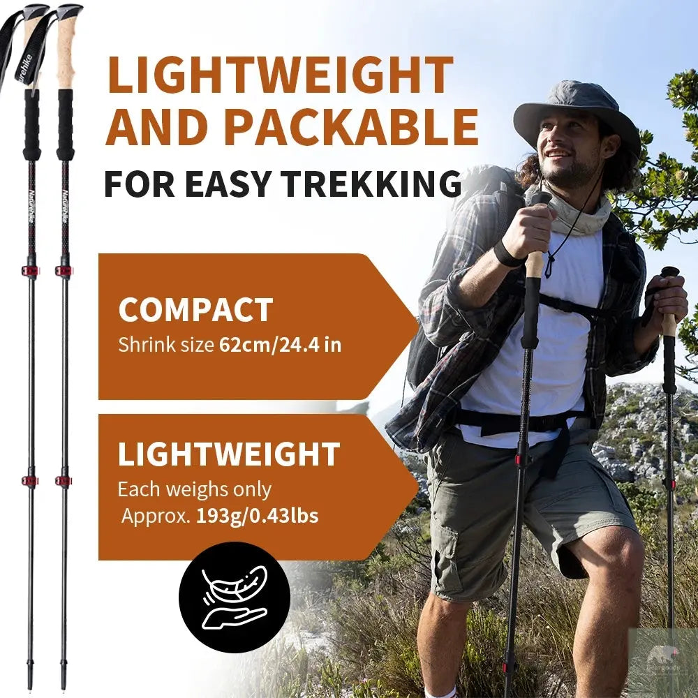 Ultralight Carbon Fibre Pole Pair Beargoods