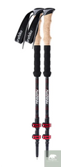 Naturehike Trekking Poles 2pcs Carbon Fiber Collapsible Telescopic Sticks Lightweight Walking Hiking Stick Climbing Stick Beargoods